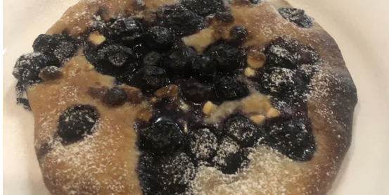 Sourdough Blueberry White Chocolate Focaccia